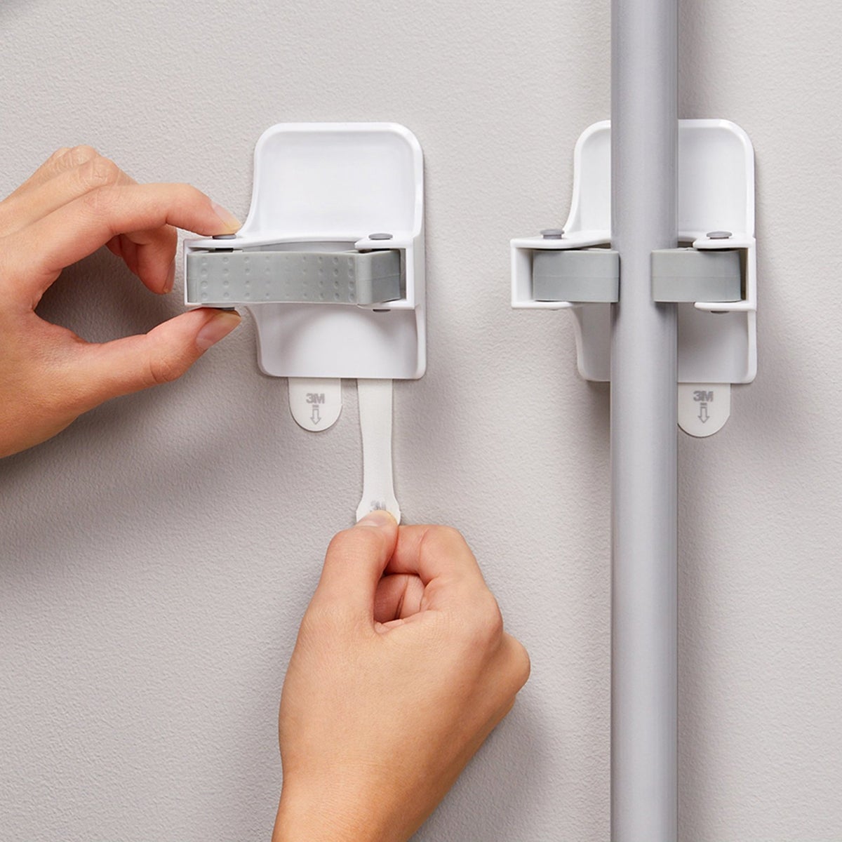 Command Broom Holder